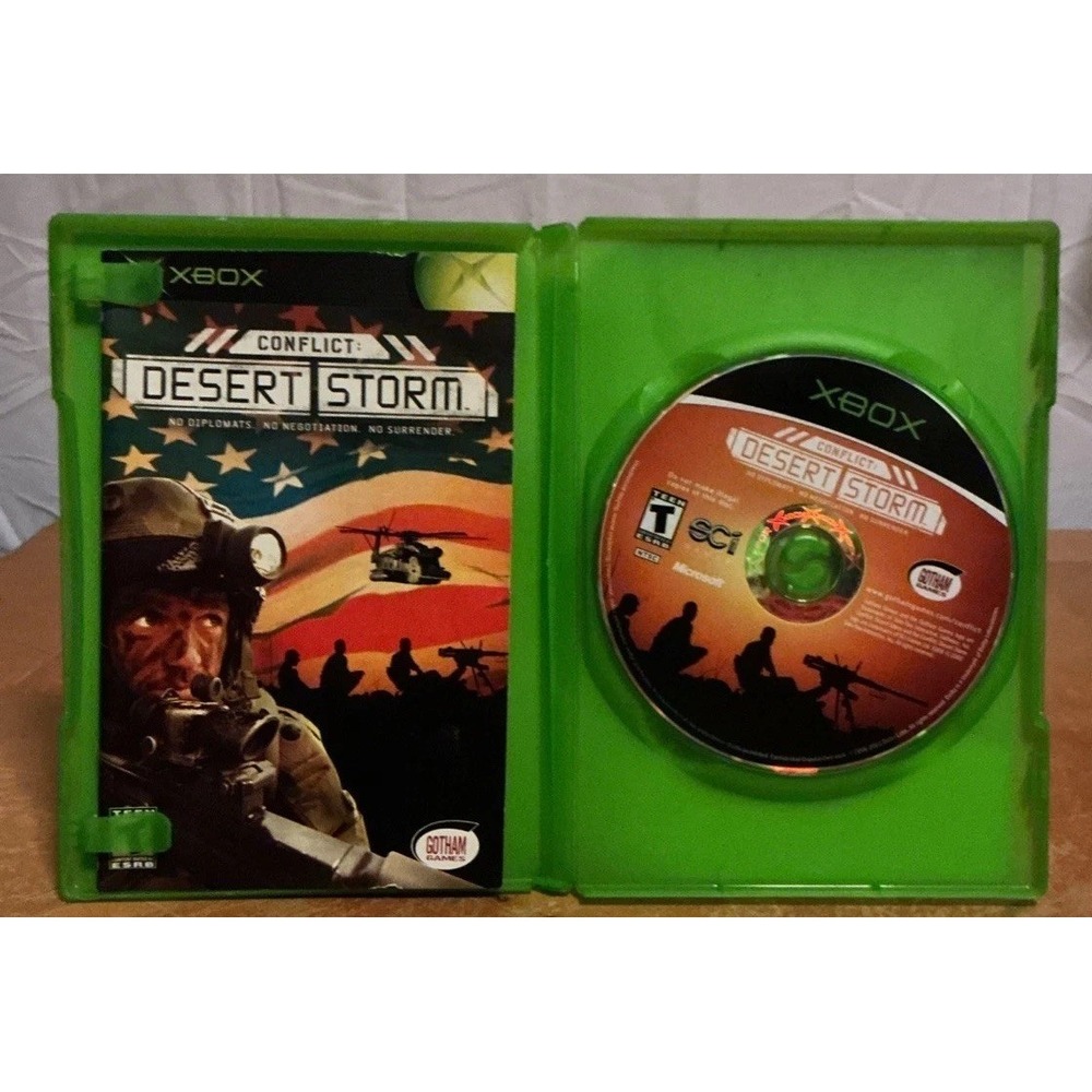 Conflict: Desert Storm (Microsoft Xbox) Complete w/ Manual, Scratched Not Tested - Picture 3 of 7
